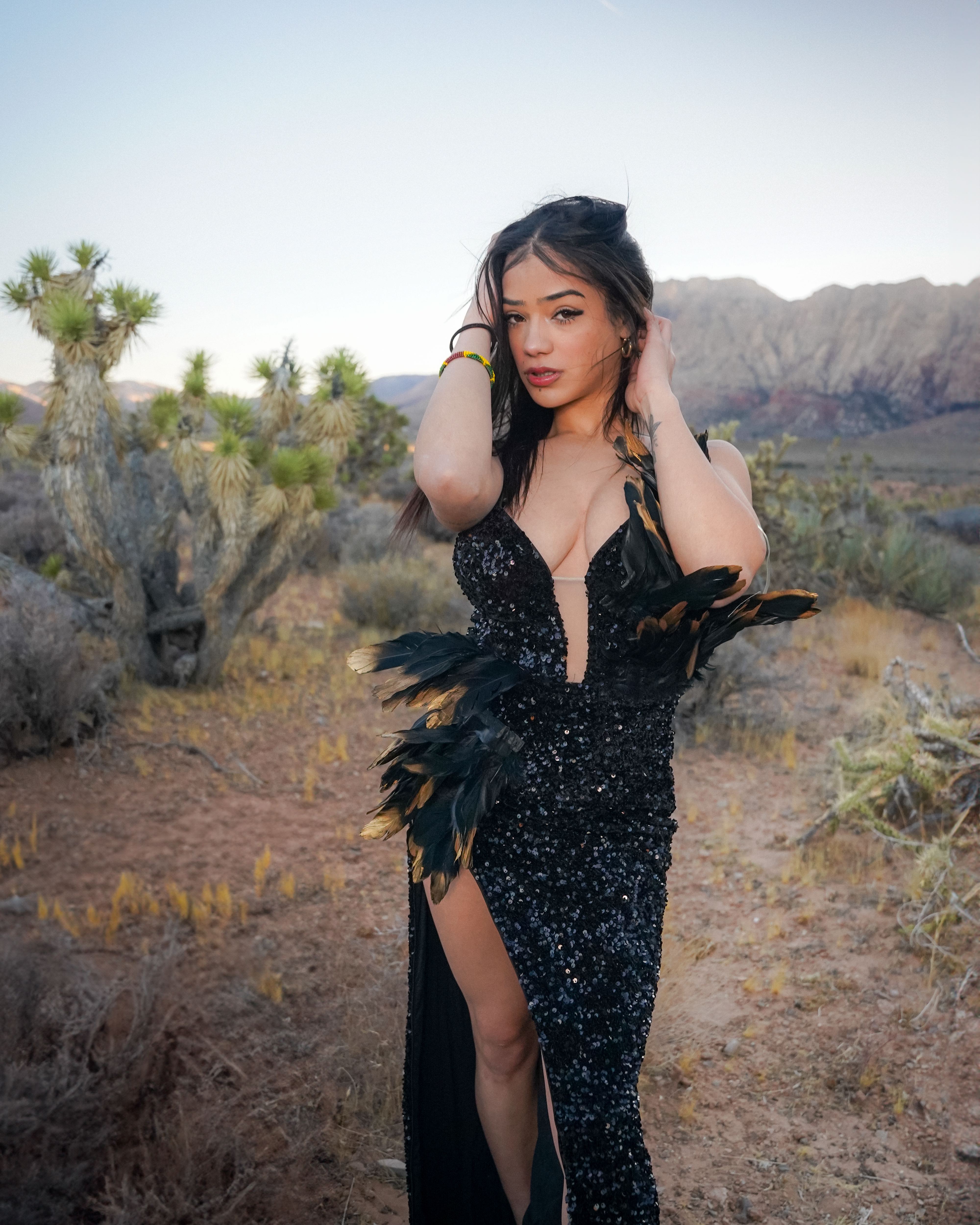 Desert fashion portrait