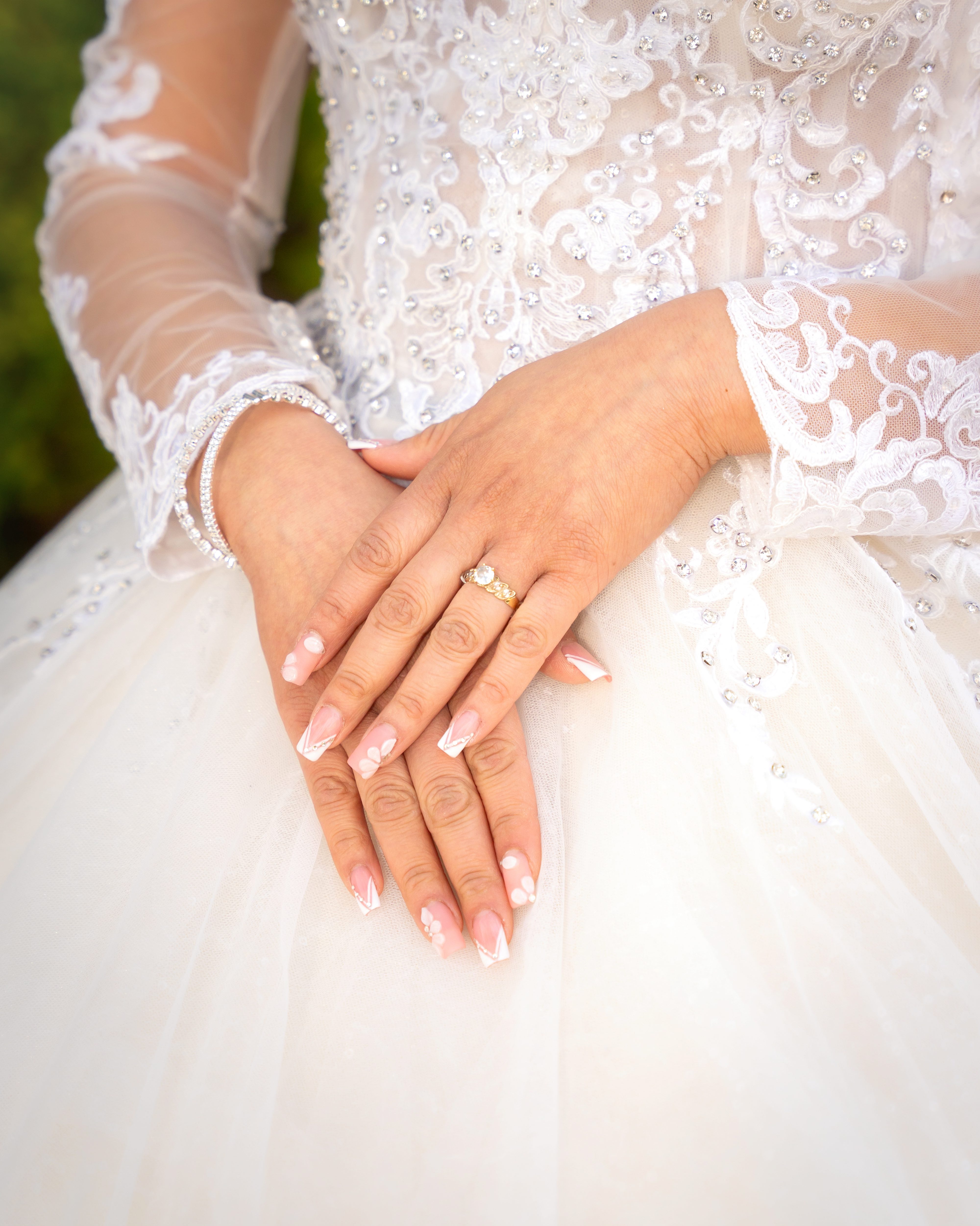 Wedding ring detail